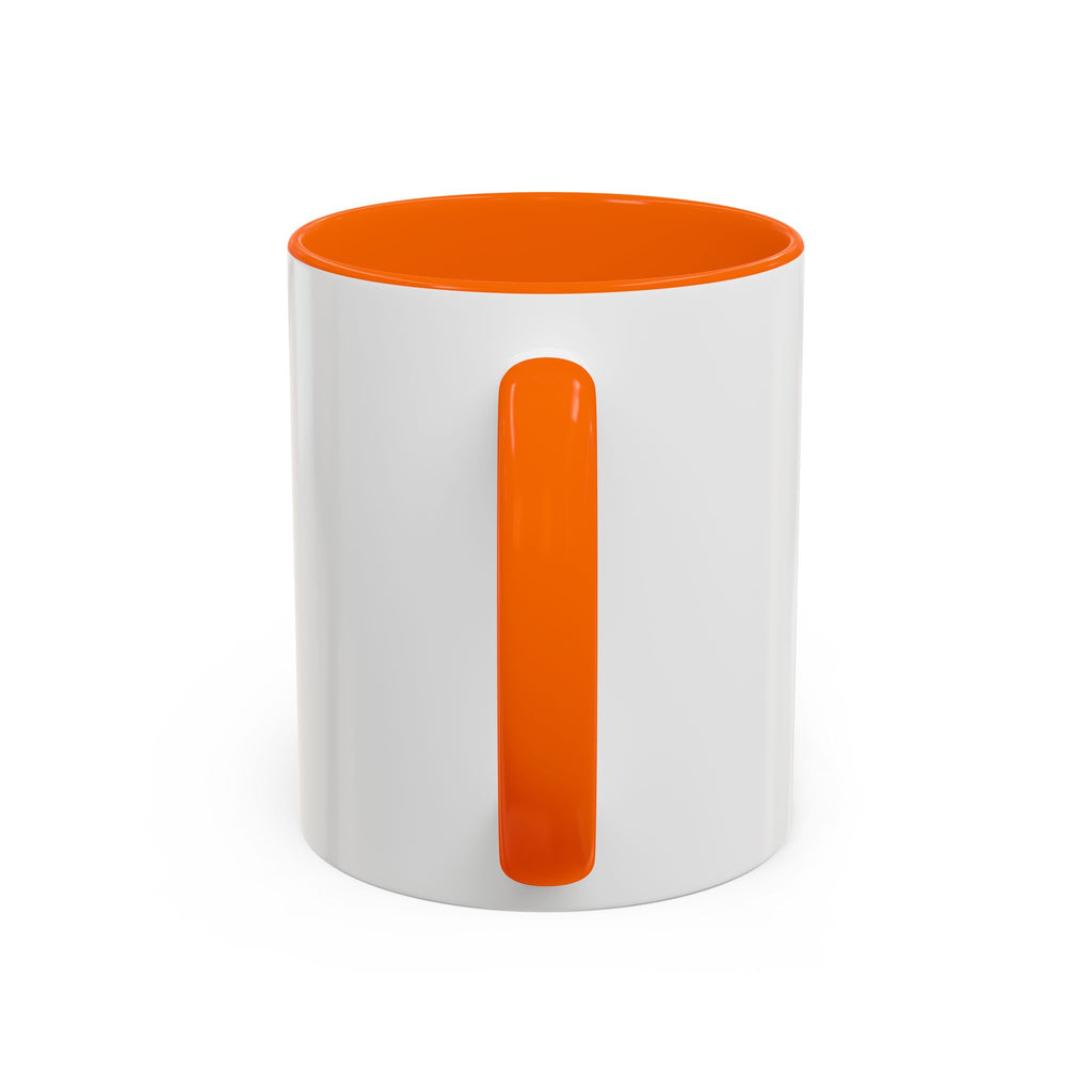 HSSSW Logo Accent Coffee Mug — Retro Striped Black & White 11/15oz